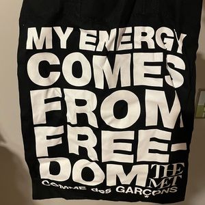 Comme Des Garcon Tote Bag